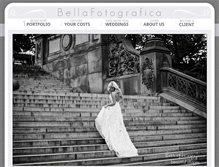 Tablet Screenshot of bellafotografica.com